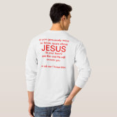 T-shirt annoncez Jésus dans votre vie (Dos entier)