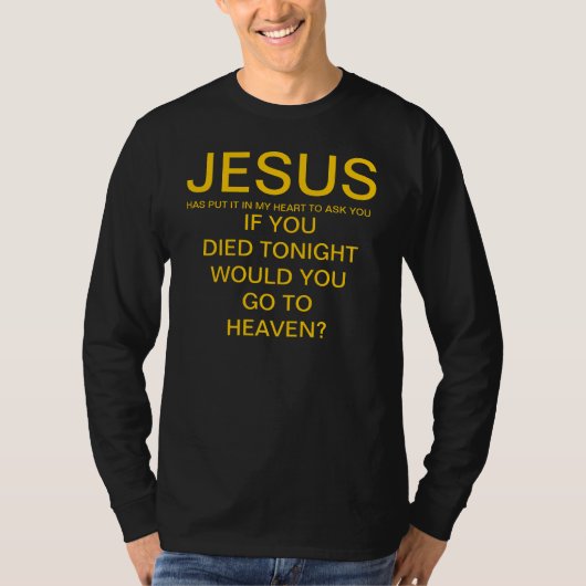 T-shirt annoncez Jésus dans votre vie (Devant)