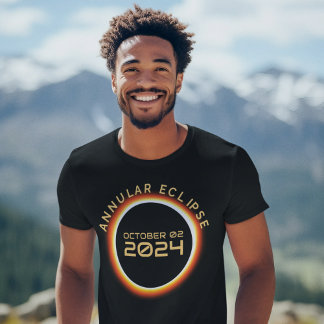 T-shirt Annular Solar Eclipse Octobre 2, 2024 Family Party