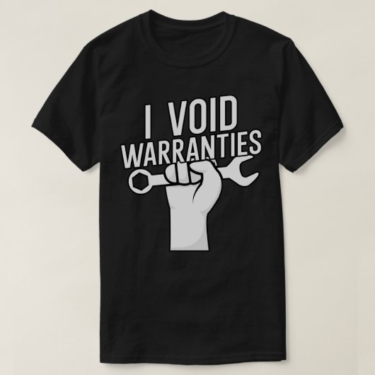 T-shirt Annulation des garanties 1 (Design devant)