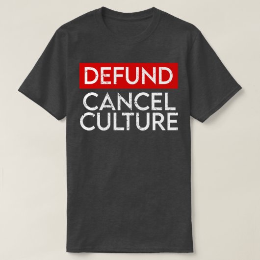 T-shirt Annuler la culture (Design devant)