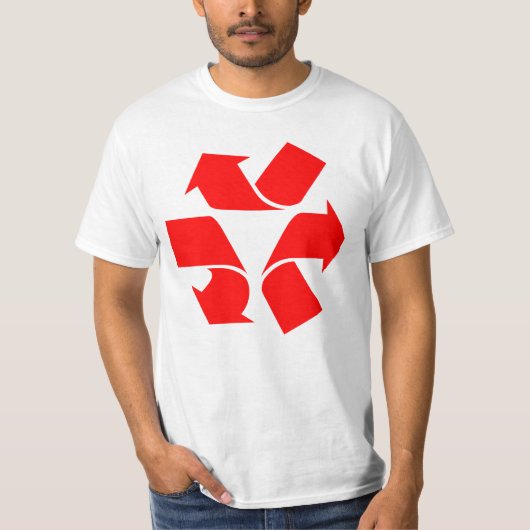 T-shirt Annuler le recyclage du symbole (Devant)