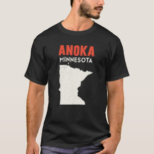 T-shirt Anoka Minnesota USA State America Travel Minnesota