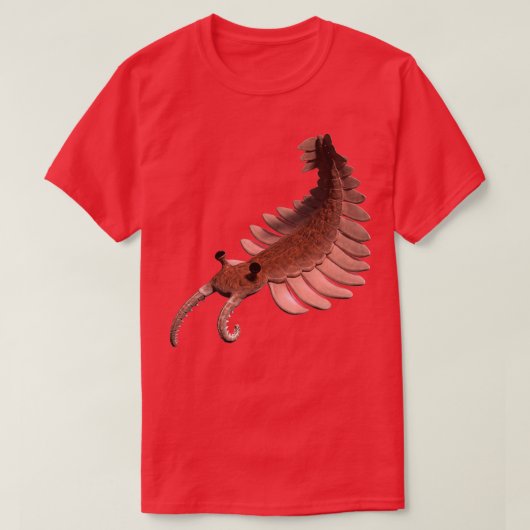 T-shirt Anomalocaris créature de la période cambrienne (Design devant)