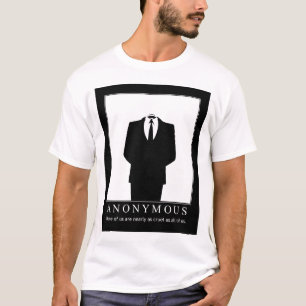 T-shirt Anonyme - défenseurs de Wikileaks