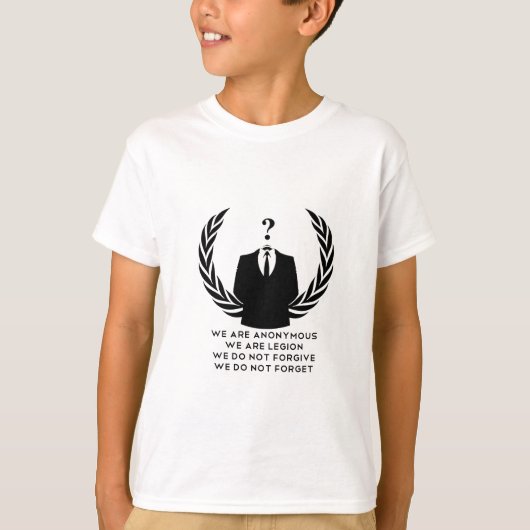 T-shirt Anonymous (Devant)