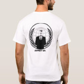 T-SHIRT #ANONYMOUS (Dos)
