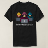 T-shirt Anonymous Hacker Funny Programmateur t (Design devant)