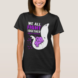 T-shirt Anorexia Sensibilisation Nous combattons tous ense
