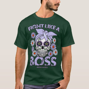 T-shirt anorexie Lutte de sensibilisation comme un patron