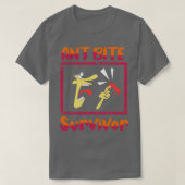 T-shirt Ant Bite Survivor (Design devant)