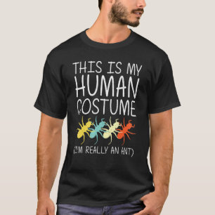 T-shirt Ant Halloween Costume humain Wasp Pest Insect faci