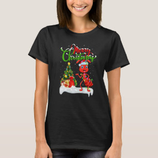 T-shirt Ant  Xmas Decorations Santa Ant Christmas