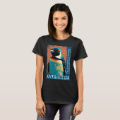 T-shirt Antarctica Cute Cool Penguin Antarctic Research So (Devant entier)
