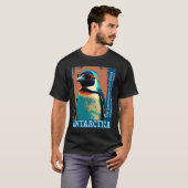 T-shirt Antarctica Cute Cool Penguin Antarctic Research So (Devant entier)