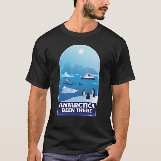 T-shirt Antarctique Glace Antarctique Vacances Antarctique (Devant)