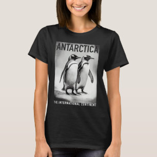 T-shirt Antarctique Manchots Le Continent International