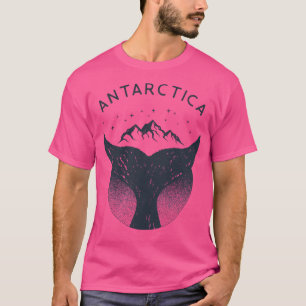 T-shirt Antarctique Minuit Soleil Humpback Baleines Glacie