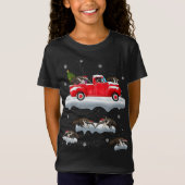 T-Shirt Anteater Conduite Arbre de Noël Camion rouge Antea (Devant)