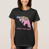 T-shirt Anteater Funky Psychedelic rose drôle Slogan (Devant)