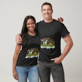 T-shirt Anteater Matching Père Noël Lighting Anteater Chri (Unisexe)