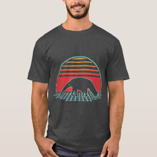 T-shirt Anteater Retro Vintage 80s Style Amoureux des anim