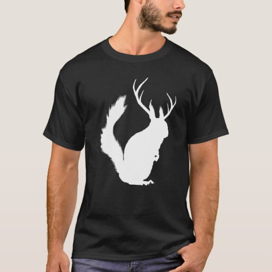T-shirt Antelabbit Squirrel Cute Rabbit Animal Graphisme (Devant)