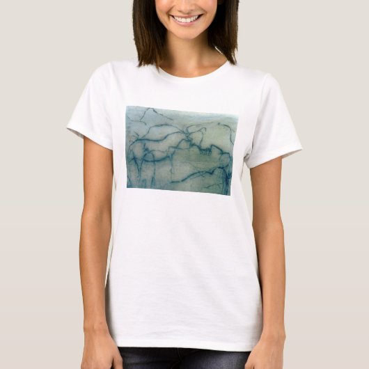 T-shirt Antelope and bison, perigordian (Devant)
