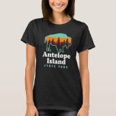 T-shirt Antelope Island State Park Bison Great Salt Lake U (Devant)
