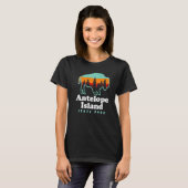 T-shirt Antelope Island State Park Bison Great Salt Lake U (Devant entier)