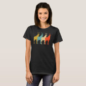T-shirt Antelope Retro Vintage (Devant entier)