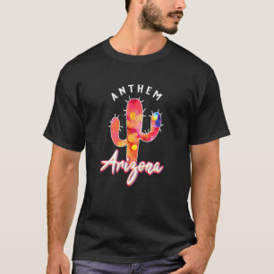 T-shirt Anthem Arizona Usa Desert Cactus Cactus Vacances D