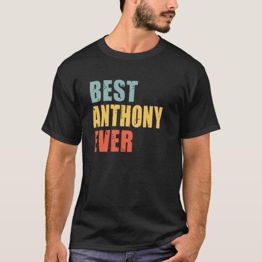 T-shirt Anthony Best Ever Anthony (Devant)