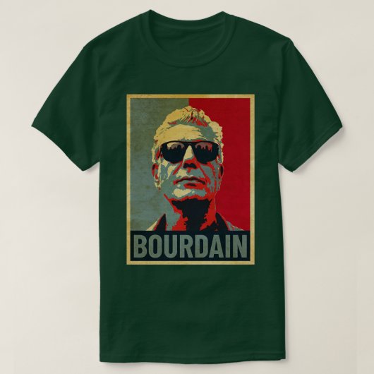 T-shirt Anthony Bourdain Hope Coussin (Design devant)