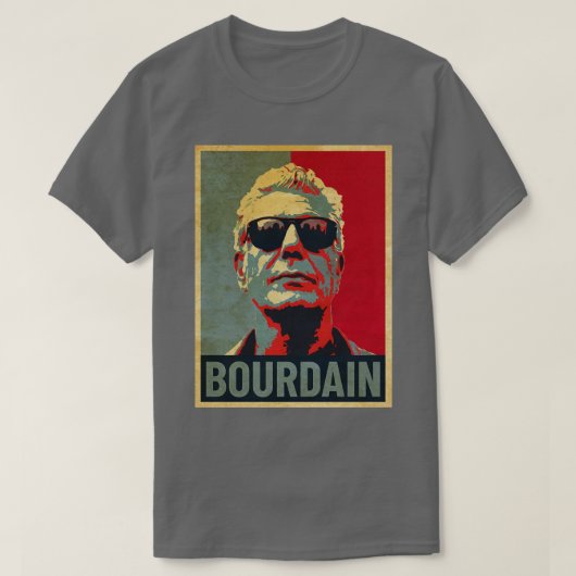 T-shirt Anthony Bourdain Hope Kids Long Sleeve (Design devant)