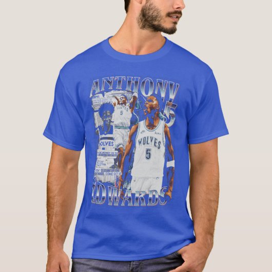 T-shirt Anthony Edwards Fille de journal (Devant)