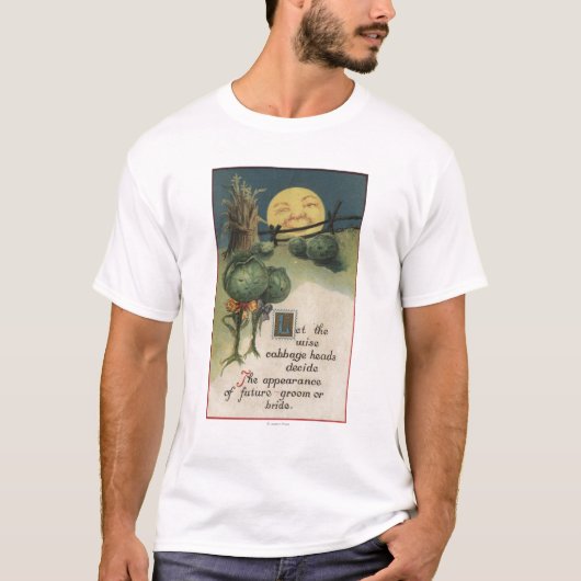 T-shirt Anthropomorphisme de Halloween GreetingCabbage (Devant)