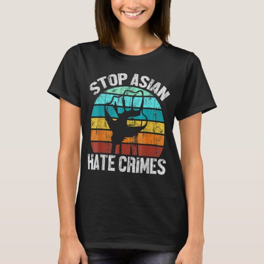 T-shirt Anti-Asiatique Racisme Aapi-Américain Stop Asiatiq (Devant)