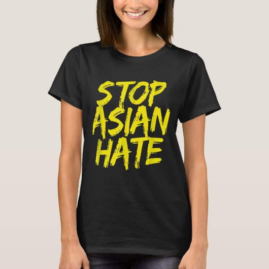T-shirt Anti-Asiatique Racisme Aapi Soutien contre la hain (Devant)