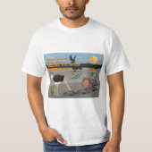 T-shirt Anti atout/creusement de sa tête dans le sable, (Devant)