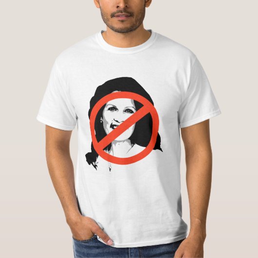 T-shirt ANTI-BACHMAN : Anti-Michelle Bachman (Devant)