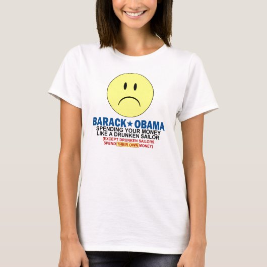 T-shirt Anti Barack Obama (Devant)