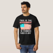 T-shirt Anti Biden Président USA America Don (Devant entier)