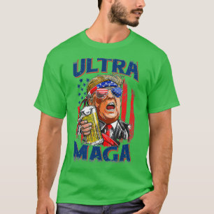 T-shirt Anti Biden Ultra MAGA Funny Trump MAGA King Pro Tr