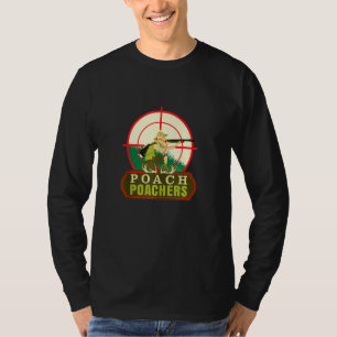 T-shirt Anti Chasse T Chemise Protéger La Faune Poach Le
