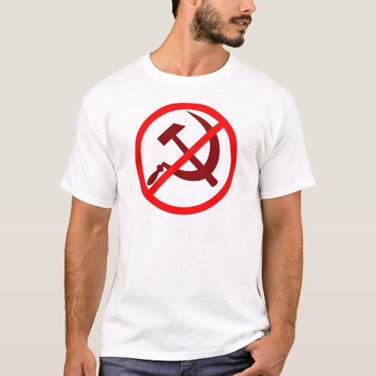 T-shirt anti-communiste (Devant)