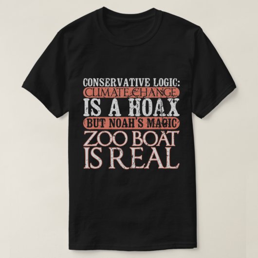 T-shirt Anti-Conservateur Anti-Religion Climat Libéral Ch (Design devant)