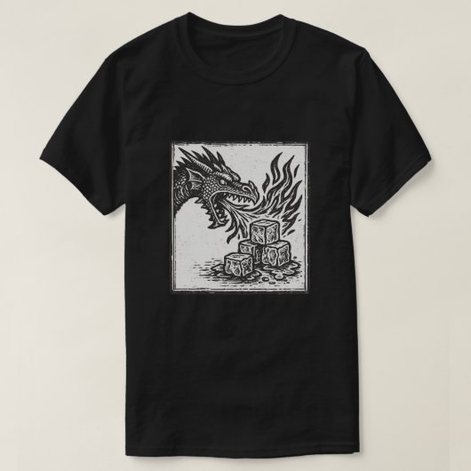 T-shirt Anti Dragon de Glace (Design devant)
