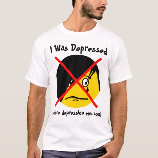 T-shirt Anti-Emo chemise de dépression (Devant)