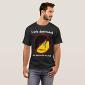 T-shirt Anti-Emo chemise de dépression (Devant entier)